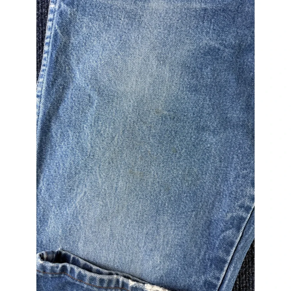Wrangler 31MWZPW Cowboy Cut Jeans Mens 29x32 Blue Denim Regular Fit Straight Leg
